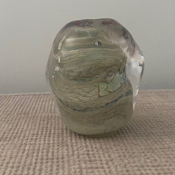 Handblown Glass Paperweight - Picture 2 of 3